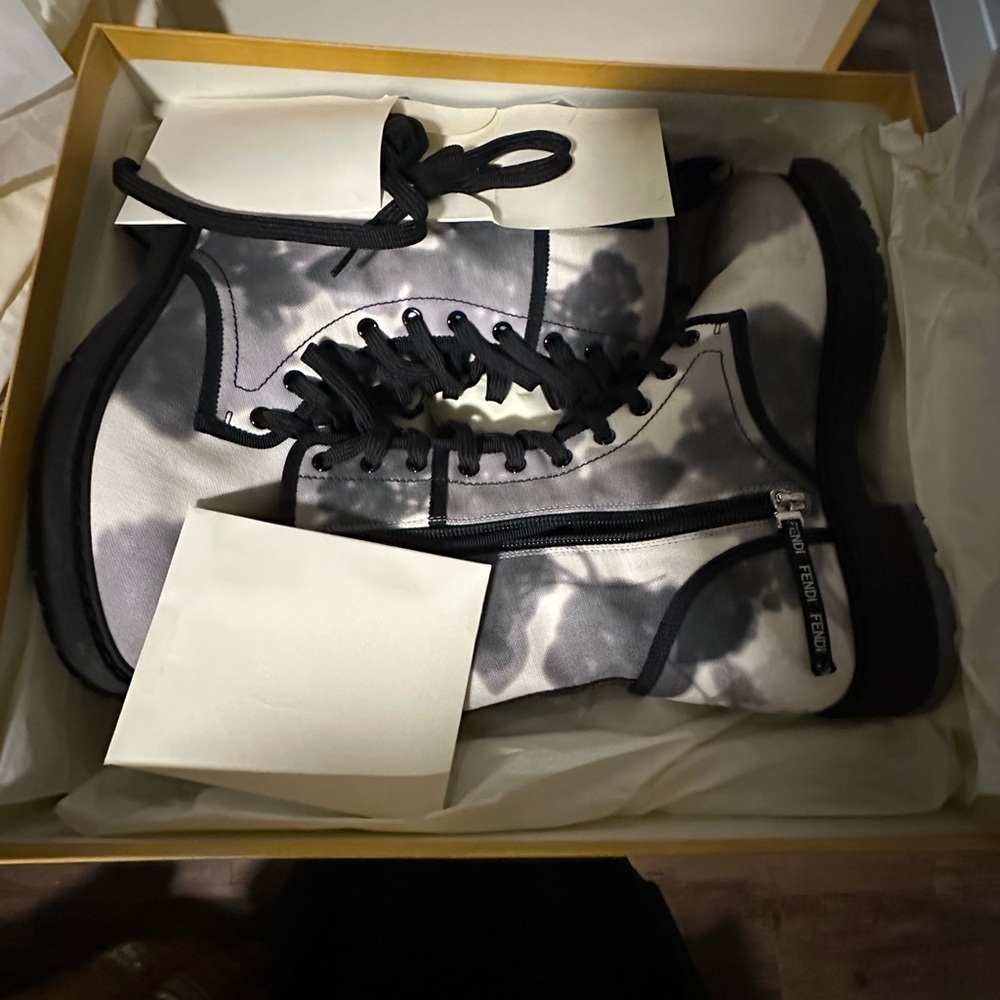 Fendi Yellow Shoe Box